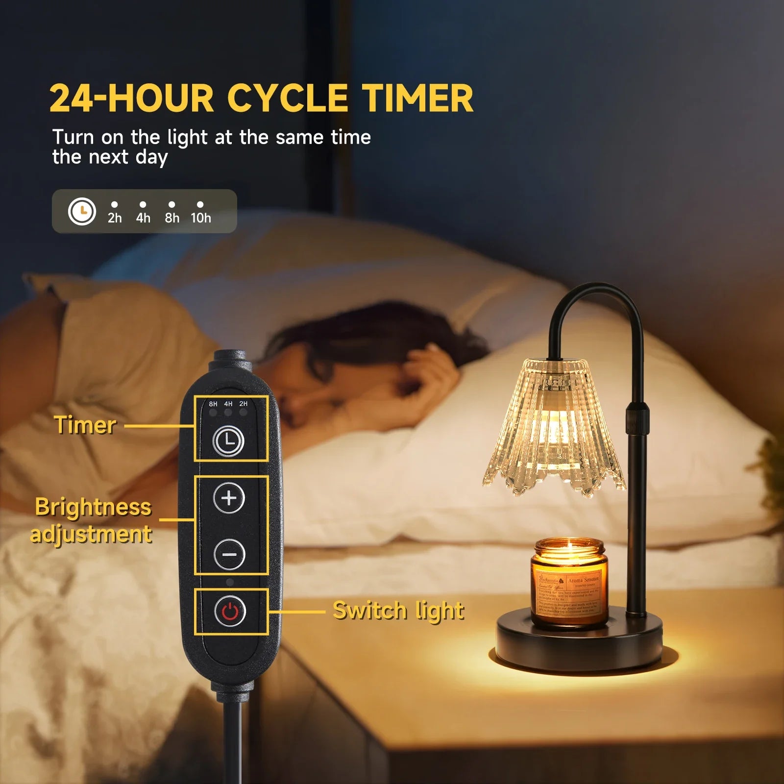 Retro Candle Warming Lamp