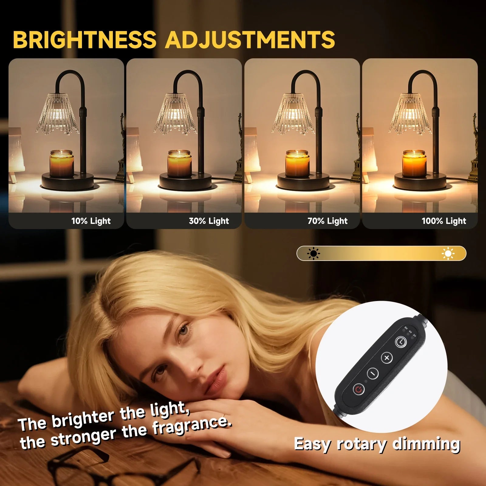 Retro Candle Warming Lamp